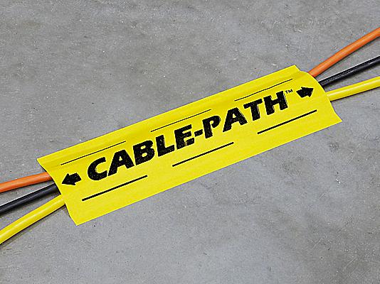 Cable Path – Ruban adhésif – 4 po x 30 vg, jaune S-9764 - Uline