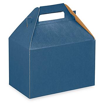 Gable Boxes - 8 x 4 7/8 x 5 1/4", Blue S-9798BLU