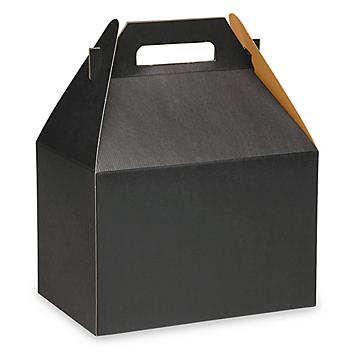 Gable Boxes - 9 x 6 x 6", Black S-9799BL