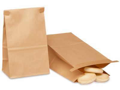 Bakery Bags - Plain Front, 4 1/4 x 2 1/2 x 9 3/4", Kraft S-9801-S1