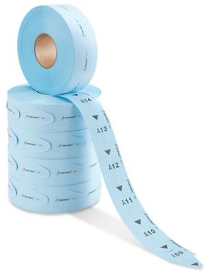Take-A-Number System - Ticket Rolls, Blue S-9802BLU - Uline