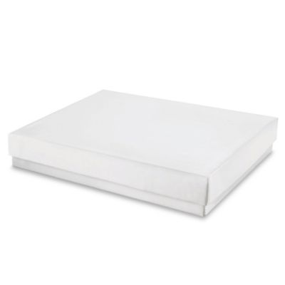 Jewelry Boxes - 5 1/4 x 3 3/4 x 7/8", White Gloss S-9812