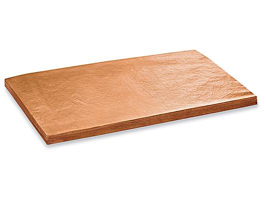 Feuilles de papier de soie – 20 x 30 po, cuivre métallique S