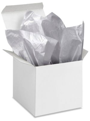 10 X Sheets Metallic Silver Herringbone Tissue Paper Sheets Gift  Wrapping/bulk Tissue Paper/paper Tassels/tissue Paper/wrapping Paper/ 