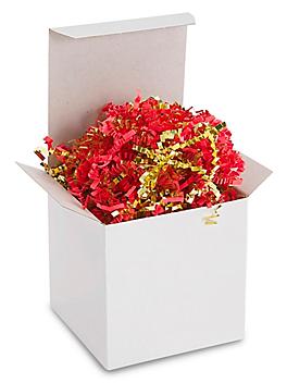 Crinkle Paper - 10 lb, Metallic Blend, Gold and Red S-9834R/GO