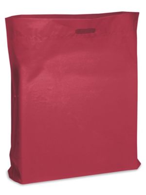 Die Cut Handle Bags - 24 x 24 x 5", Burgundy S-9838BU