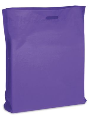 Die Cut Handle Bags - 24 x 24 x 5", Purple S-9838PUR