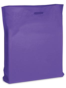Die Cut Handle Bags - 24 x 24 x 5", Purple S-9838PUR