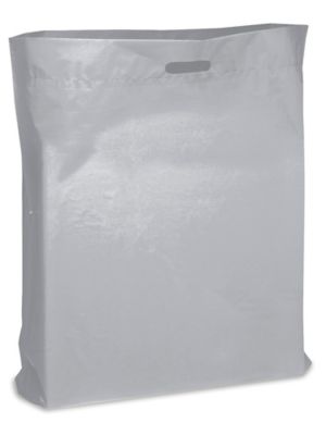 Die Cut Handle Bags - 24 x 24 x 5", Silver S-9838SIL