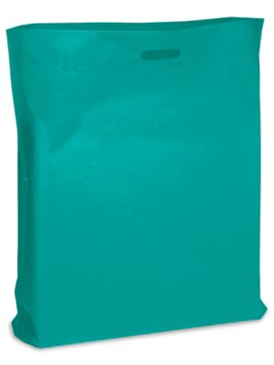Die Cut Handle Bags - 24 x 24 x 5", Teal S-9838T