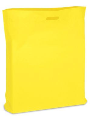 Die Cut Handle Bags - 24 x 24 x 5", Yellow S-9838Y