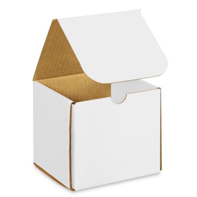 5 x 5 x 5" White Indestructo Mailers S-9853