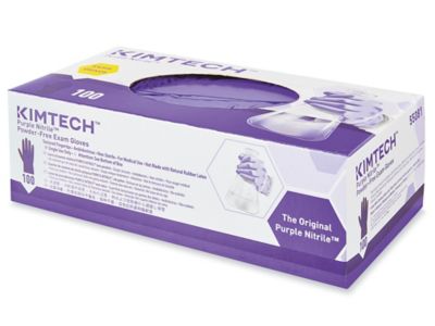 Kimberly Clark Kimtech Purple Nitrile Gloves Powder Free