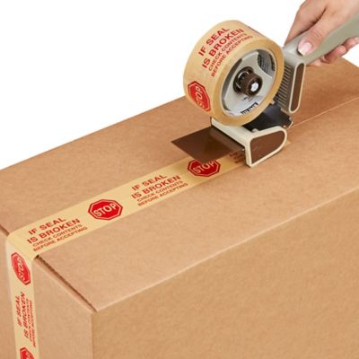 Cinta adhesiva roja para sellar cajas, 2 x 55 yardas, 2.2 mil de grosor