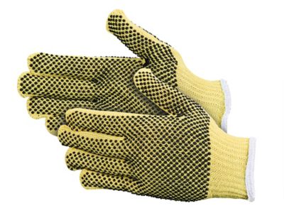 Kevlar® PVC Dot Knit Cut Resistant Gloves S-9866 - Uline