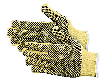 Kevlar&reg; PVC Dot Knit Cut Resistant Gloves - Large S-9866L