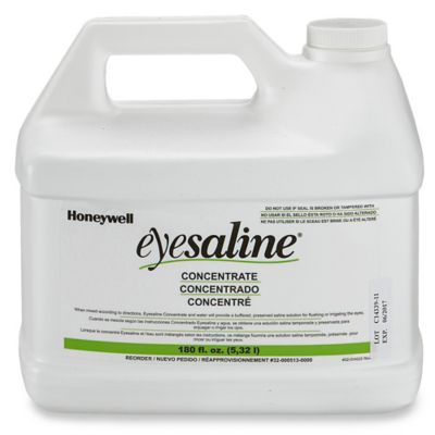 Honeywell Saline Concentrate Refill for Porta Stream II&reg; Eyewash Station - 180 oz S-9876