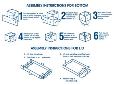 Economy Storage File Box with Lid - 24 x 12 x 10