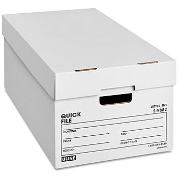 Quick File Storage Boxes - 24 x 12 x 10" S-9882