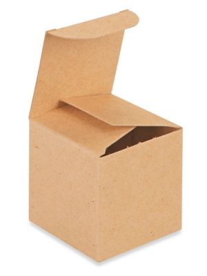 Reverse Tuck Cartons - Kraft, 2 X 2 X 2" S-9887 - Uline