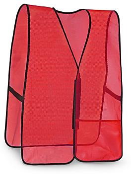 General Purpose Hi-Vis Safety Vest - Non-Reflective, Red, S/XL S-9912R-M