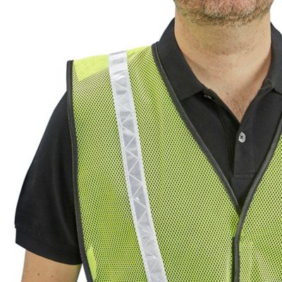 General Purpose Hi-Vis Safety Vest - Reflective, Lime, 2XL/3XL S