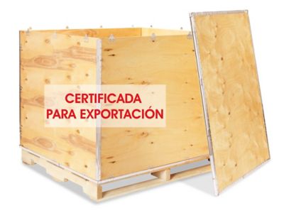 Cajas de Madera para Uso Pesado, Cajas de Madera para Uso Pesado en  Existencia - ULINE