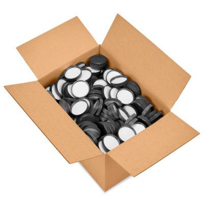 Bocaux ronds en plastique transparents à large ouverture - 8 oz