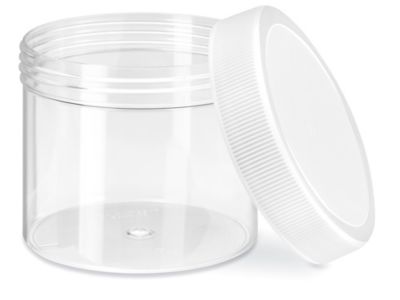 Jar, polystyrene, clear, 32 oz., 120/400.: Camden-Grey Essential