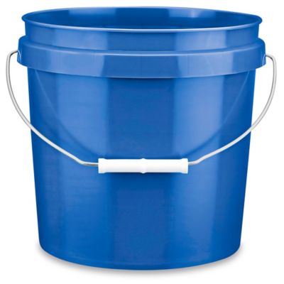 2 Gallon Plastic Bucket, Open Head - Black