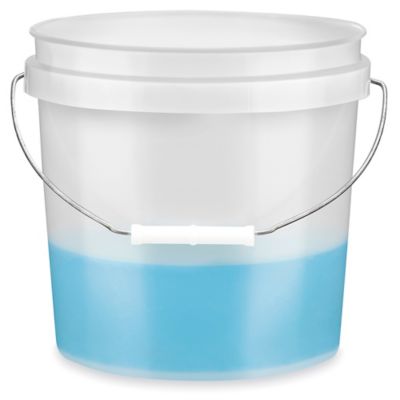 Standard Lid for 1 Gallon Plastic Pail - Blue S-17942BLU - Uline