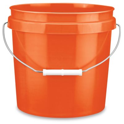 Plastic Pail - 2 Gallon, White S-9941W - Uline