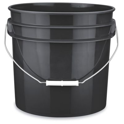 3.3 Gallon White Square Plastic Pail with Metal Handle (P8 Series)