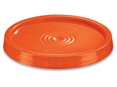 Standard Lid for 2 Gallon Plastic Pail - Orange