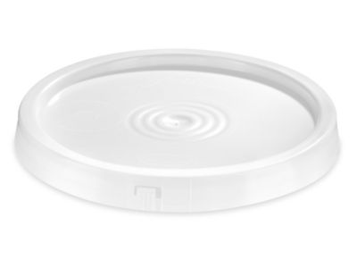 Standard Lid for 2 Gallon Plastic Pail - White