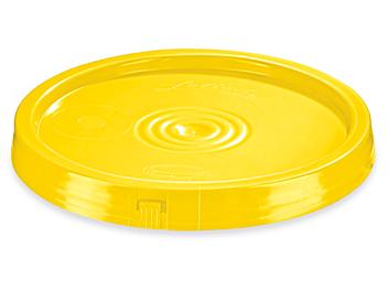 Standard Lid for 2 Gallon Plastic Pail - Yellow S-9947Y