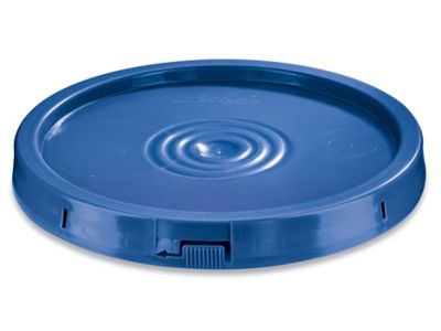 Couvercle standard pour seaux en plastique de 3,5, 5, 6 ou 7 gallons – Bleu