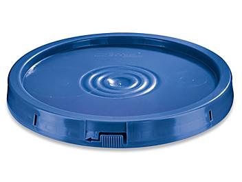 Standard Lid for 3.5, 5, 6 and 7 Gallon Plastic Pail - Blue S-9948BLU