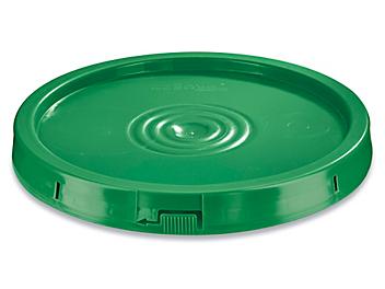 Standard Lid for 3.5, 5, 6 and 7 Gallon Plastic Pail - Green S-9948G