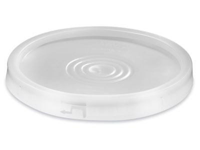Couvercle standard pour seaux en plastique de 3,5, 5, 6 et 7 gallons – Naturel