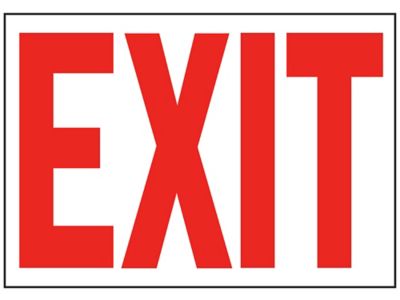  "Exit" Sign