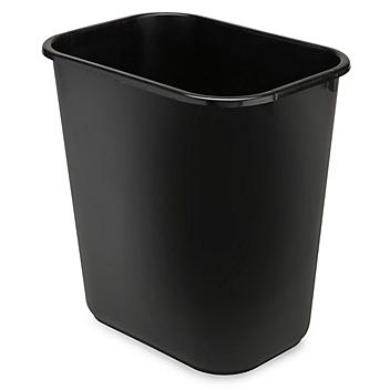 Rubbermaid&reg; Office Trash Can - 7 Gallon, Black S-9970BL