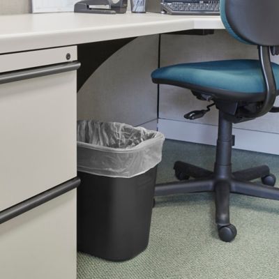 Rubbermaid Black 9-Gallon Under-Counter Wastebasket