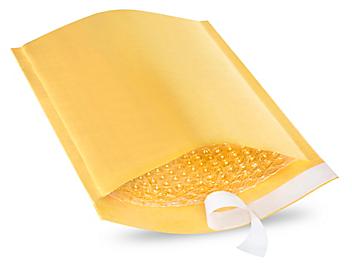 Uline Self-Seal Gold Bubble Mailers #1 - 7 1/4 x 12" S-9986