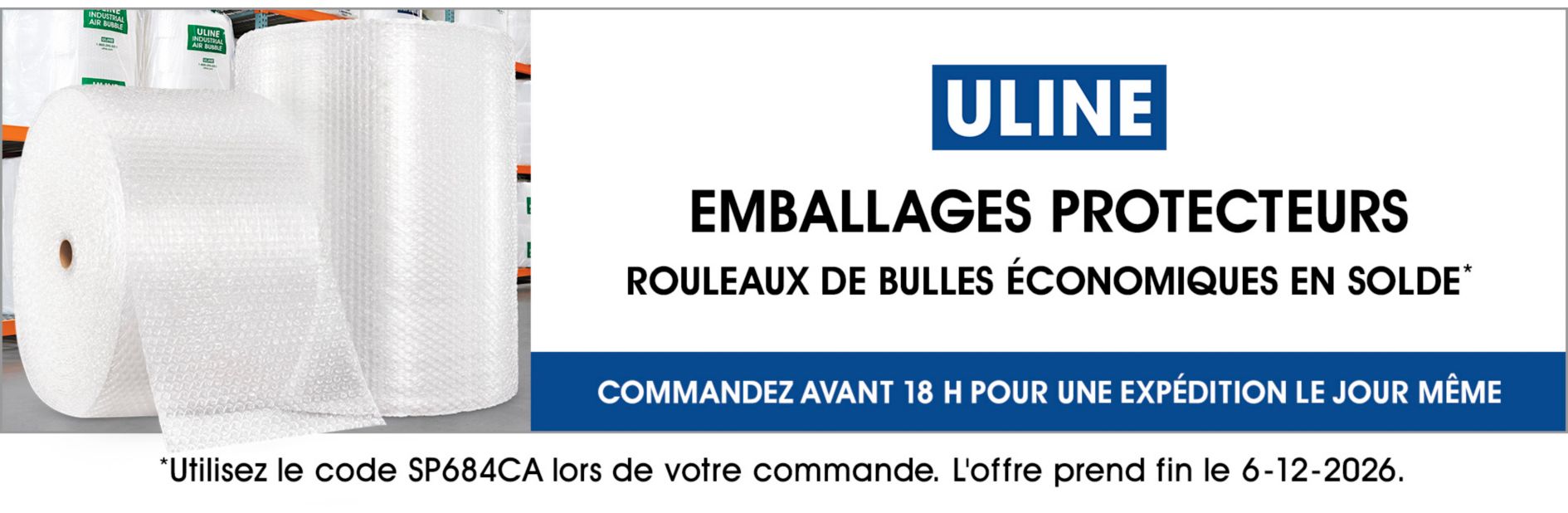 SP684CA Economy Bubble Sale, Économisez jusqu'à 25 %, Utilisez le code SP684CA, L'offre prend fin le 6/12/26