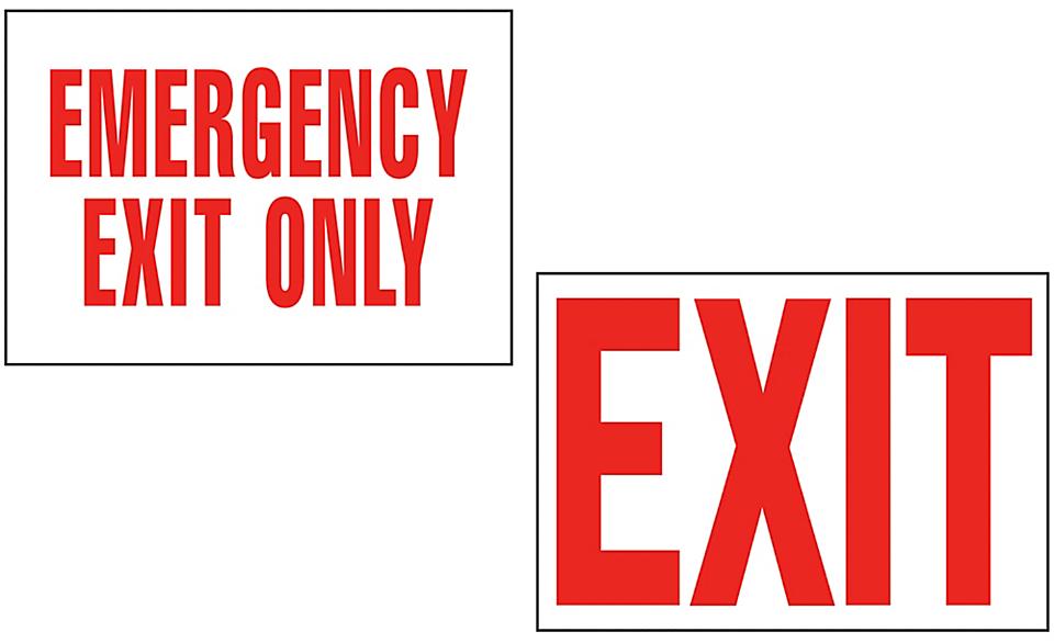 Exit Signs