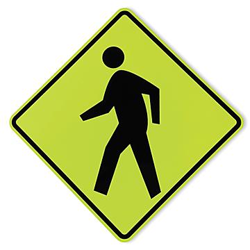 Pedestrian Crossing Sign - 30 x 30"