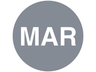 Étiquettes adhésives mois de l'année – « MAR », 1 po, circulaire
