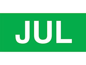 Months of the Year Labels - "JUL", 2 x 3"