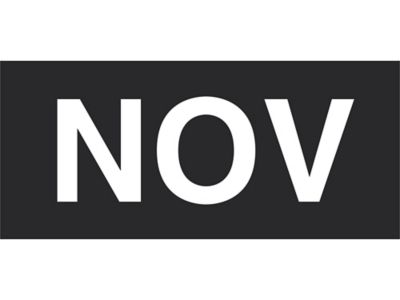Étiquettes adhésives mois de l'année – « NOV », 2 x 3 po